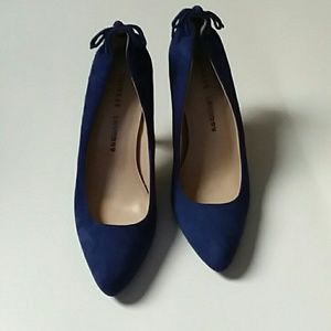 Chinese laundry "don't stop" suede pumps